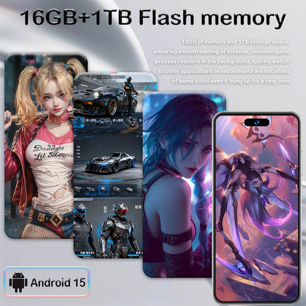 Cugo Cross Border Smartphone i17 Pro Max Botão lateral 3+64 Android 15 tela 7.3 4G Cash