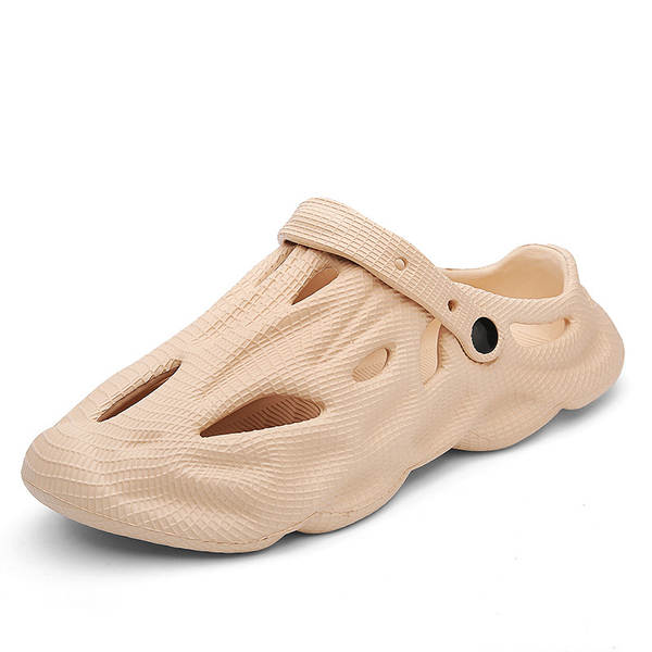 No verão de 2026, um novo sapato de caverna de coco para homens com sapatos de areia na praia.