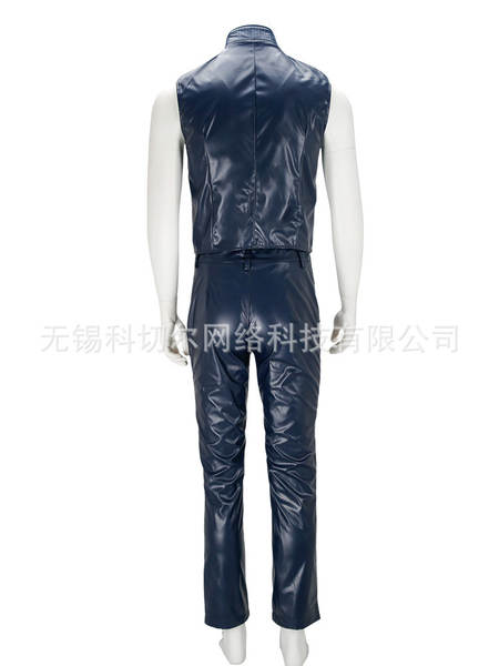 Vestido Cosplay de Vergil Azul