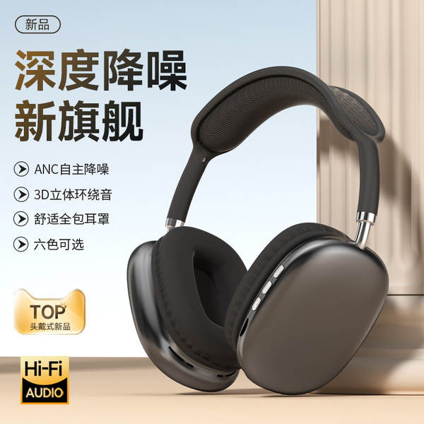 Fone de ouvido Bluetooth 6.0 com fones de ouvido Bluetooth