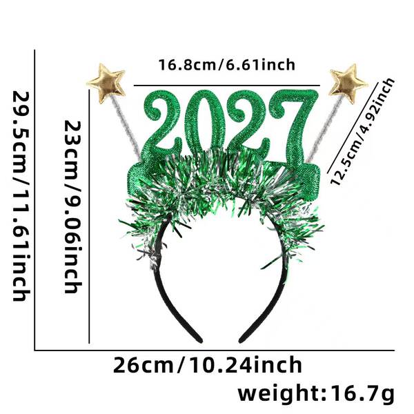 2027 Feliz Ano Novo Festa de Natal