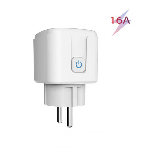Matter Graphic Intelligent Plugin 16A Regulamento Europeu 20A WiFi controle remoto de voz Alexa