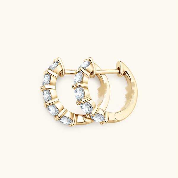Brinco de Diamante Punk