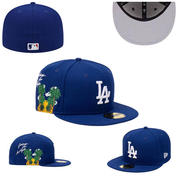 Chapéu de beisebol totalmente fechado, não ajustável, novo chapéu de beisebol hip-hop da liga americana