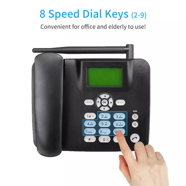 F317 Comércio Exterior 2G Sem Fio Fixo GSM Telemóvel Plug-in Telemóvel Duas Cartas Gravação FM Rádio Idoso