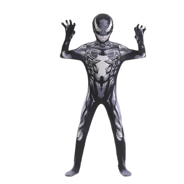Homem-Aranha Vestido Herói Expedição Adulto Cosplay Vestido de Halloween Crianças Miles Vestido de Corpo