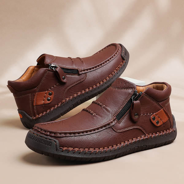 Bota de couro martens tamanho grande