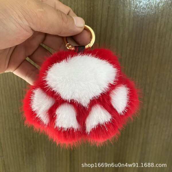 Pulseira de Pelúcia de Gato