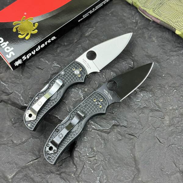 Armadilha de fibra de carbono Spider C41 VG10 Armadilha de fio de caça de campo ao ar livre Tactical Defensive Pocket EDC Tools Knife