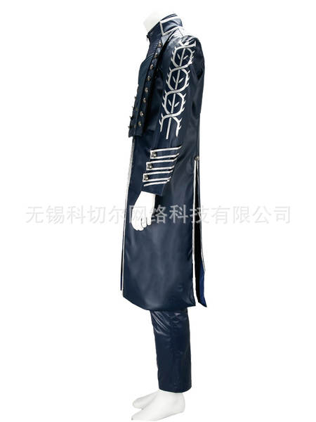 Vestido Cosplay de Vergil Azul