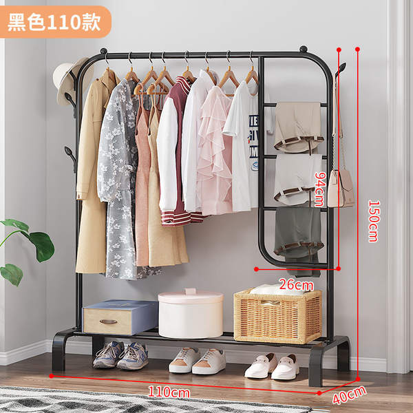 Varal de piso monobarra simples para quarto e varanda