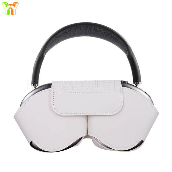 Capa de proteção para AirPods Max, fone de ouvido Bluetooth estéreo, bolsa à prova de quedas, estojo de couro para fone