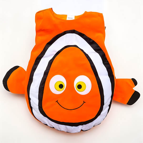 Nemo Clown Peixes Traje de Animação Submarino Total Mobilização Peixes Amarelos Papel de Dança de Halloween Performance Traje Nemo