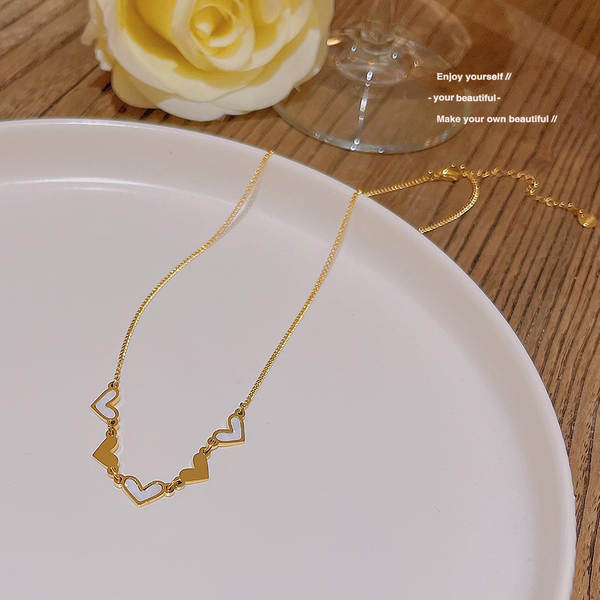 Colar feminino em titânio aço luxo não desbota versátil pendente sofisticado design exclusivo minimalista corrente clavícula acessório importação