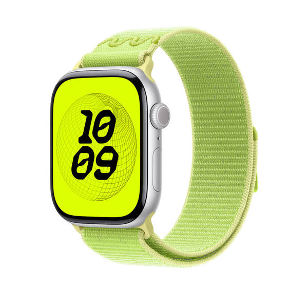 Compatível com apple watch 11 pulseira iwatch s10/9/8 nike nylon loop