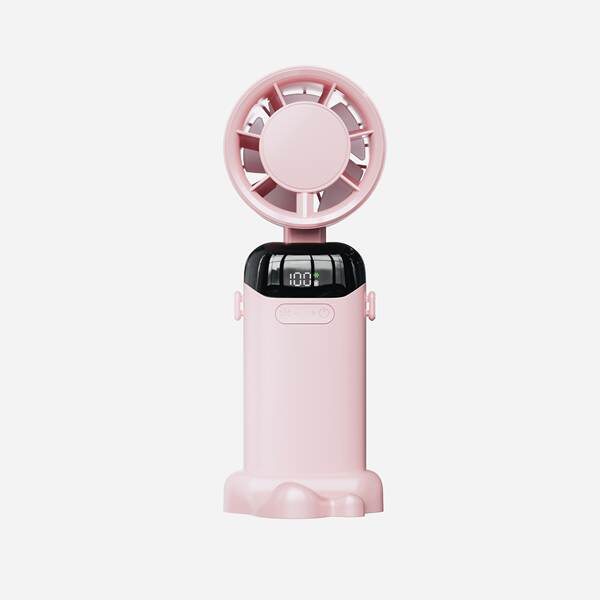 Ventilador Portátil USB com Resfriamento Semicondutor, Display Digital, Dobrável e à Prova de Água