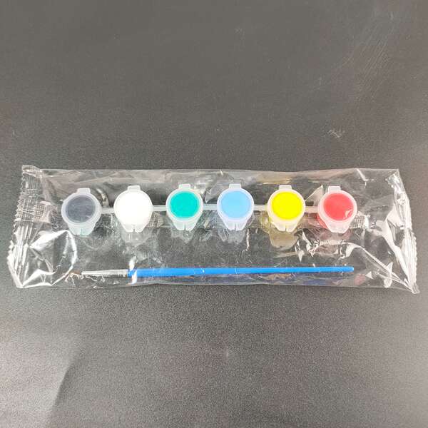 Painéis de acrílico para bonecas 3 ml 12 cores 6 cores Painéis de pintura de pedra para crianças