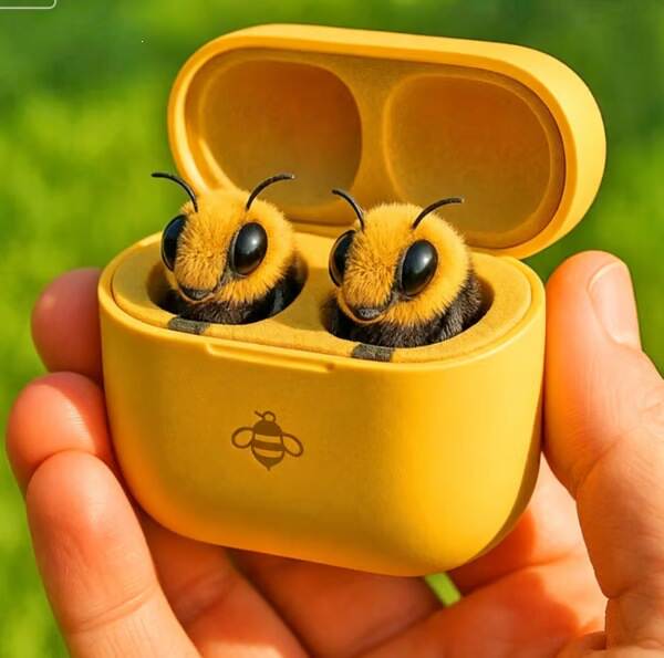 Cute Animal Shaped Bluetooth Earbuds 3D para fones de ouvido estéticos
