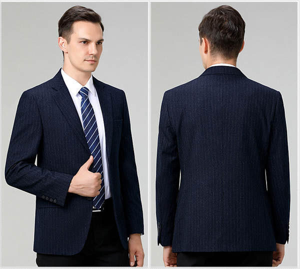 Terno de lã masculino outono inverno
