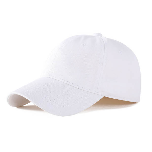 Novo chapéu de algodão puro, chapéu de beisebol feminino, chapéu de beisebol masculino