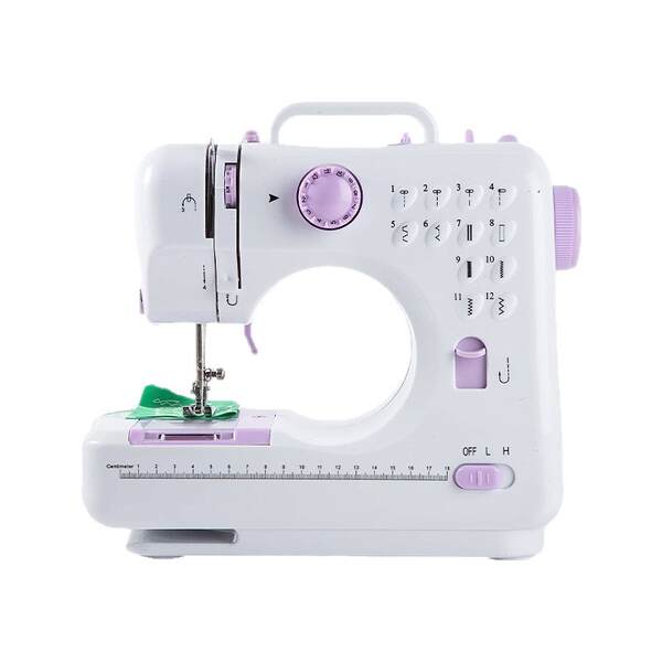 Máquina de costura 505a multifuncional mini pequena elétrica para uso doméstico mini fechadura borda máquina de costura carrinho