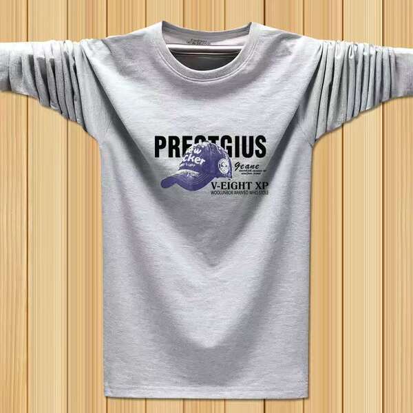 Camiseta Masculina de Manga Longa