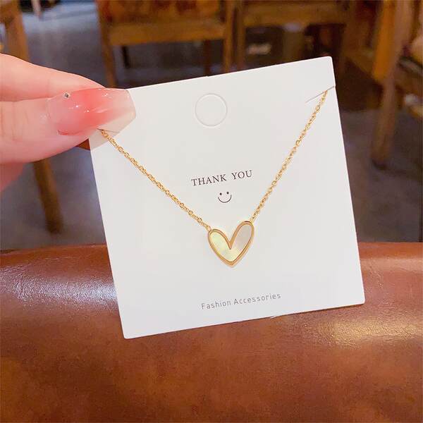 Colar feminino em titânio aço luxo não desbota versátil pendente sofisticado design exclusivo minimalista corrente clavícula acessório importação