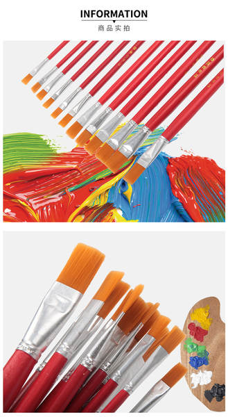 Pincel de nylon para pintura
