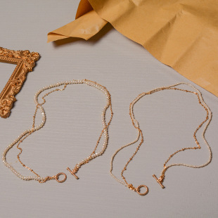 S925 Prata pura de prata quebrada de água doce natural pérola colar colarinho feminino de centenas de peças de luxo de luxo avançado