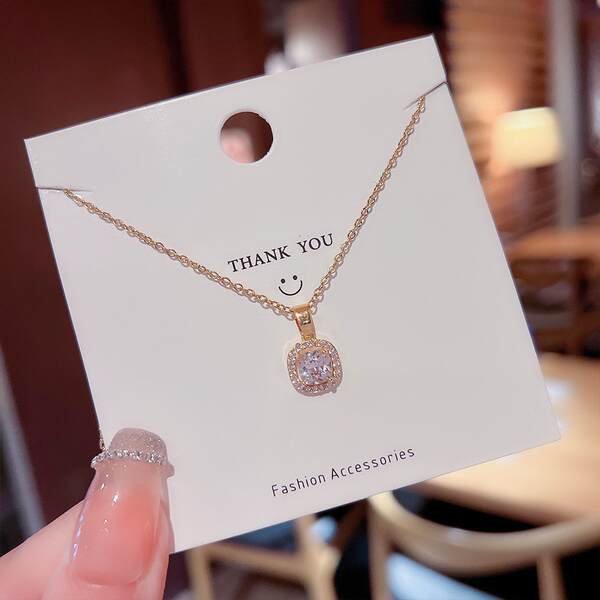 Colar feminino em titânio aço luxo não desbota versátil pendente sofisticado design exclusivo minimalista corrente clavícula acessório importação
