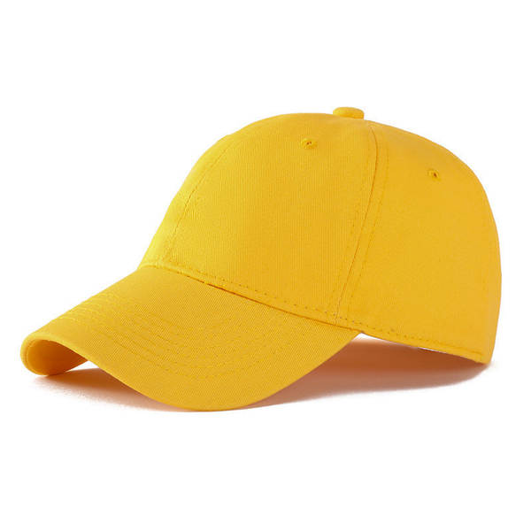 Novo chapéu de algodão puro, chapéu de beisebol feminino, chapéu de beisebol masculino