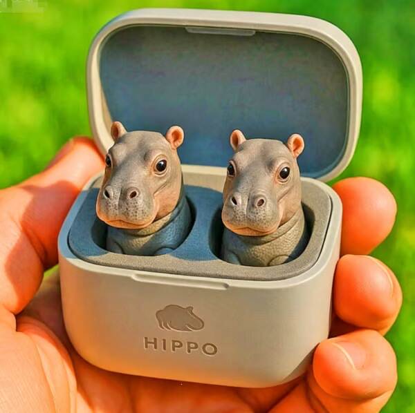Cute Animal Shaped Bluetooth Earbuds 3D para fones de ouvido estéticos