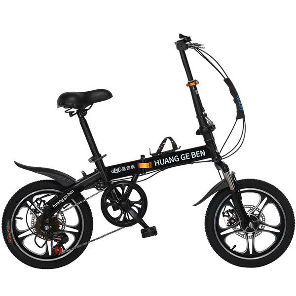Bicicletas dobráveis grossistas de 20 polegadas para adultos de presente de velocidade variável para estudantes de bicicletas masculinas e femininas ultra-leve pequeno pé