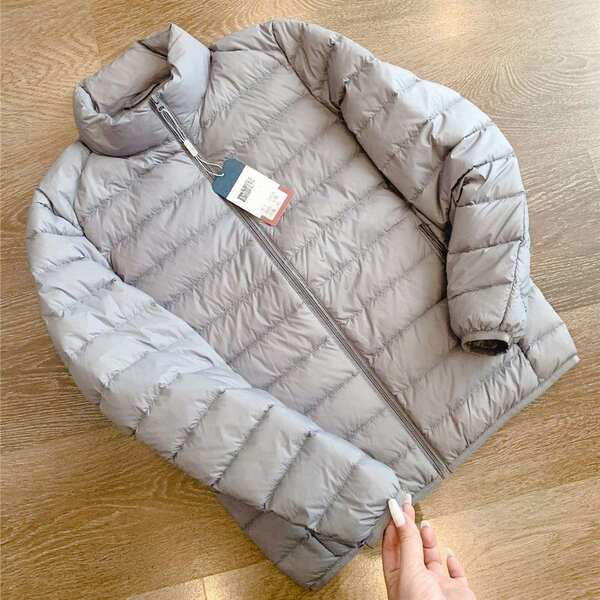 Jaqueta parka alemã premium ultraligeira em pluma de pato, tamanho grande masculino, outono-inverno, isolamento térmico