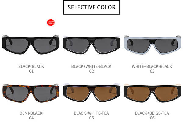 Óculos de sol quadrado estilo europeu e americano novo alta qualidade bicolor sensual street wear versátil óculos escuros personalizado óculos de moda viral