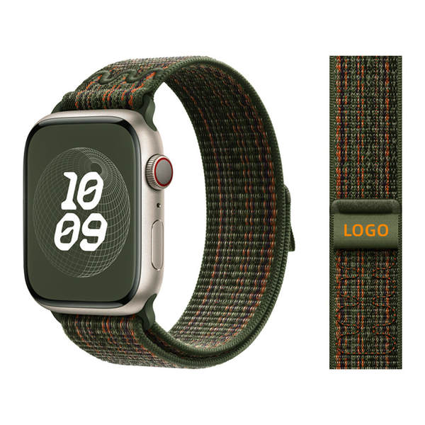 Pulseira para Apple Watch 11 iWatch 45678910 Nike nylon loop