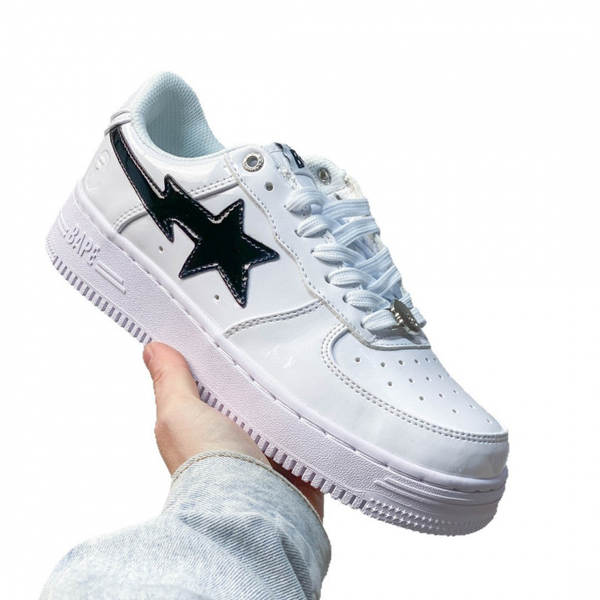 Bape Sta - Panda preto e branco de cabeça de macaco para homens e mulheres