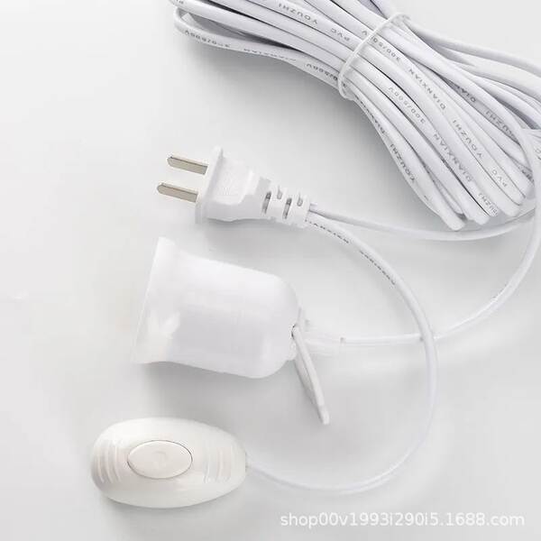 Lâmpada LED Pendente com Fio e Conector