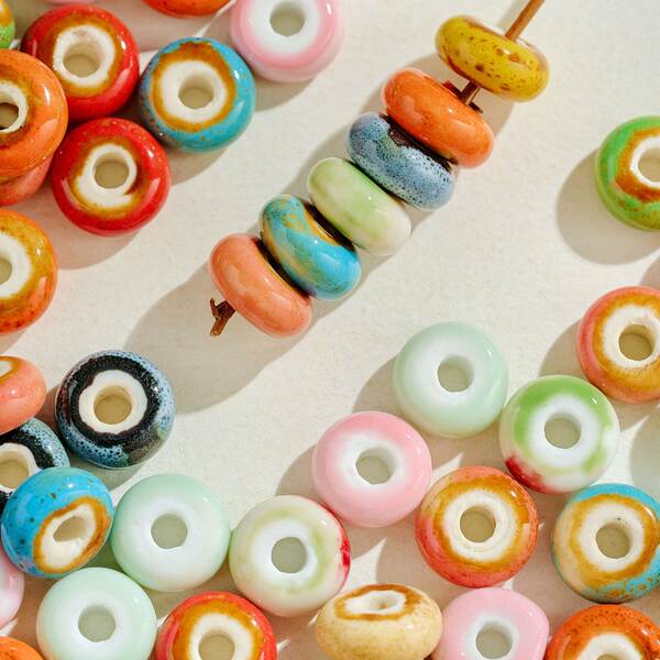 Pérolas de Cerâmica para Colar