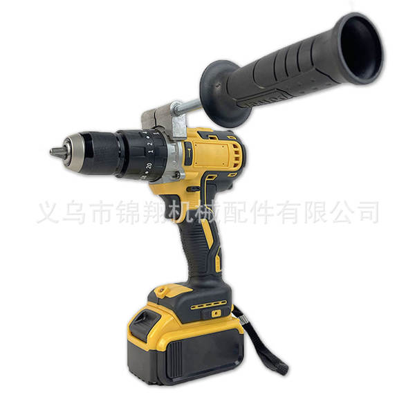 Furadeira de impacto sem escova DW 791 três funções alta potência com bateria de lítio kit completo com acessórios