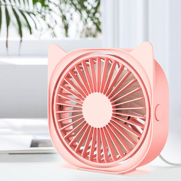 Ventilador USB portátil 6 polegadas - Mini ventilador de mesa recarregável para escritório e casa