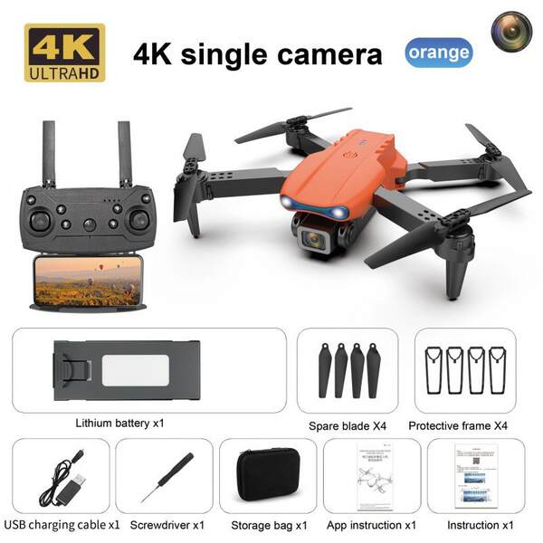 E99 transfronteiriço dobrável inteligente de evasão de obstáculos de alta definição drone atacado de dupla câmera de controle remoto de aeronaves brinquedo quatro eixos K3