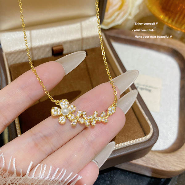 Colar feminino em titânio aço luxo não desbota versátil pendente sofisticado design exclusivo minimalista corrente clavícula acessório importação