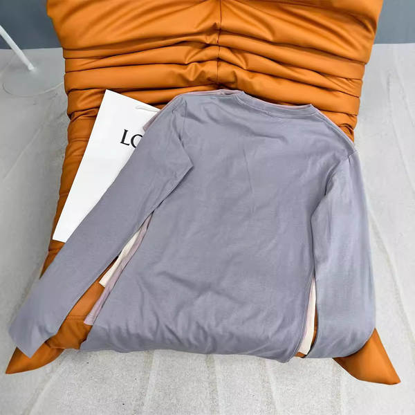 2024 outono novo modelo sul-óleo miu letra carimbada de liderança de pulseira sobre a camisa T-shirt três peças de roupa feminina