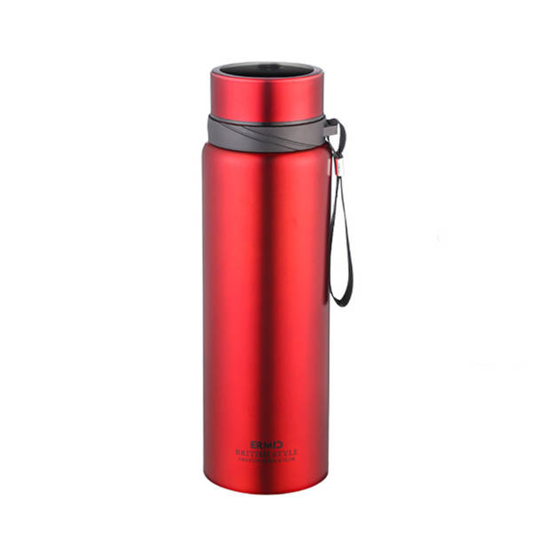 Taça de aquecimento de grande capacidade de aço inoxidável exterior portátil de torneira de turismo pendura de torneira de esportes personalizável de garrafa de aquecimento de logotipo