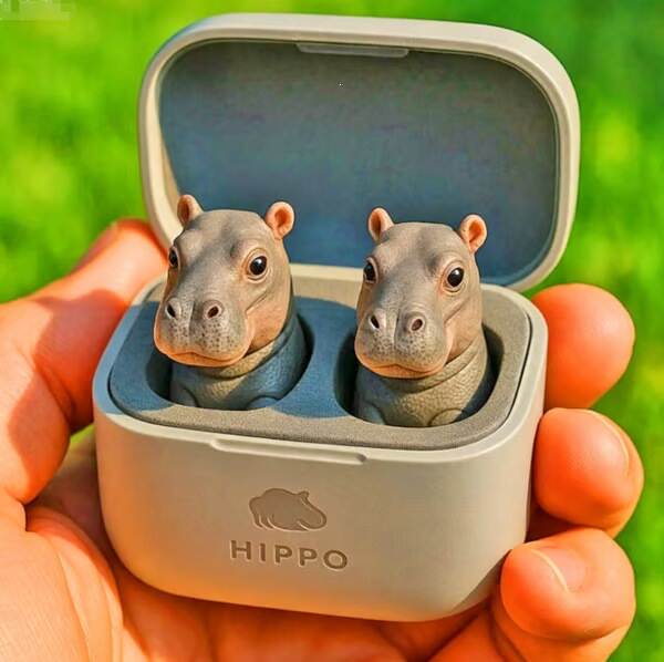 Cute Animal Shaped Bluetooth Earbuds 3D para fones de ouvido estéticos