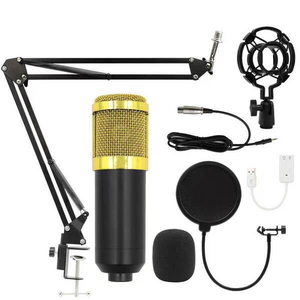 Transfronteiriço BMW 800 microfone v8s cartão de som em inglês computador celular gravação ao vivo completo de equipamentos de podcast