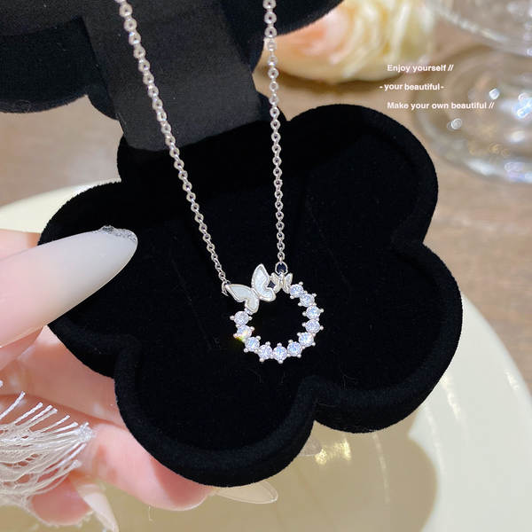 Colar feminino em titânio aço luxo não desbota versátil pendente sofisticado design exclusivo minimalista corrente clavícula acessório importação