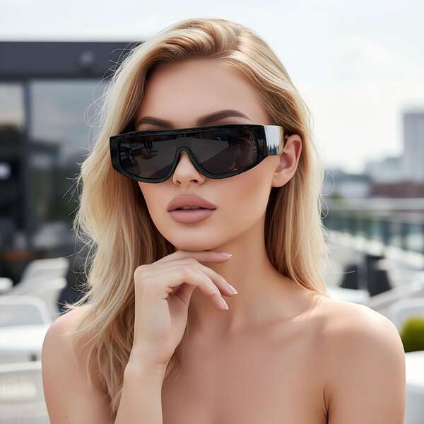 Óculos de sol quadrado estilo europeu e americano novo alta qualidade bicolor sensual street wear versátil óculos escuros personalizado óculos de moda viral