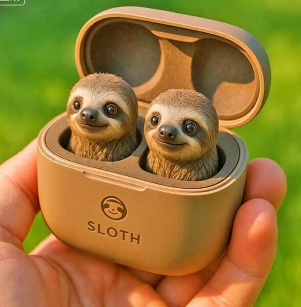 Cute Animal Shaped Bluetooth Earbuds 3D para fones de ouvido estéticos